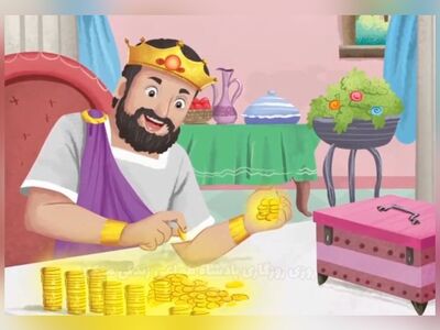 (ویدئو) داستان کوتاه انگلیسی «دست طلایی پادشاه»/ با زیرنویس فارسی و انگلیسی