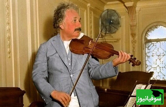 (ویدیو) لحظه‌ای کمیاب از زندگی اینشتین/ نوازندگی ویولن و حضور در کنار السا در توکیو