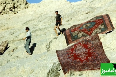 سفر در زمان: شستن قالی در چشمه‌علی شهرری، 70 سال پیش