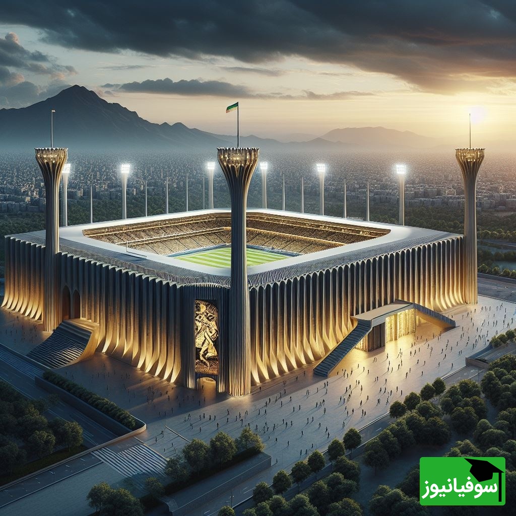 نگاهی خیره‌کننده به نقش هنر و تاریخ ایران باستان در استادیومی که چشم‌ها را مسحور می‌کند + عکس