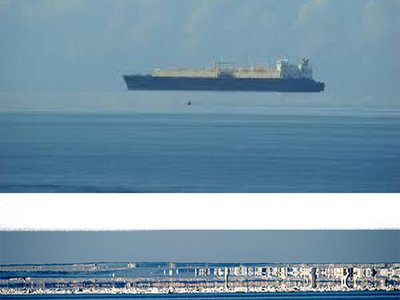 (ویدیو) راز این کشتی معلق در هوا را می‌دانید؟!