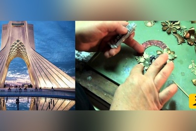 خلاقیت بی نظیر جواهرسازی که با الهام از برج آزادی، اصالت ایرانی را به درخشش کشید/ جایی که خلاقیت و اصالت ایرانی به زیبایی درخشش می‌یابند👌