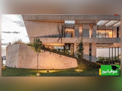 نگاهی اغواکننده به معماری بروتالیسم در دل یک تپه؛ تضادی که تبدیل به زیبایی شد + عکس