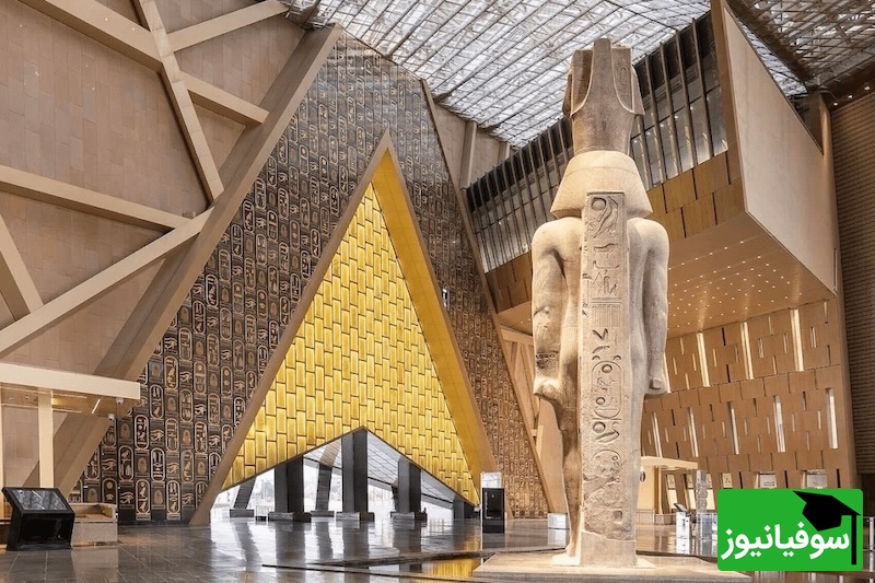 (ویدیو) سفری عمیق به داخل موزه‌ی بزرگ مصر با تمدن خاص/  بنایی باشکوه در کنار اهرام جیزه برای نمایش صدهزار گنجینه‌ از  تاریخ