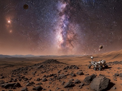 (ویدئو)چشم‌اندازی شگفت‌انگیز از آسمان شب 225 میلیون کیلومتر دورتر؛ ستاره‌ها از مریخ چگونه به نظر می‌رسند؟