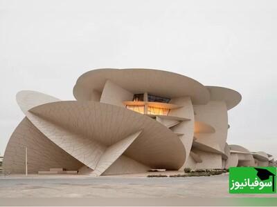 ویدیو/ رُز صحرایی منبع الهام برای طراحی موزه‌ای منحصر‌به‌فرد در قطر/ ببینید معماری این موزه عادی نیست!